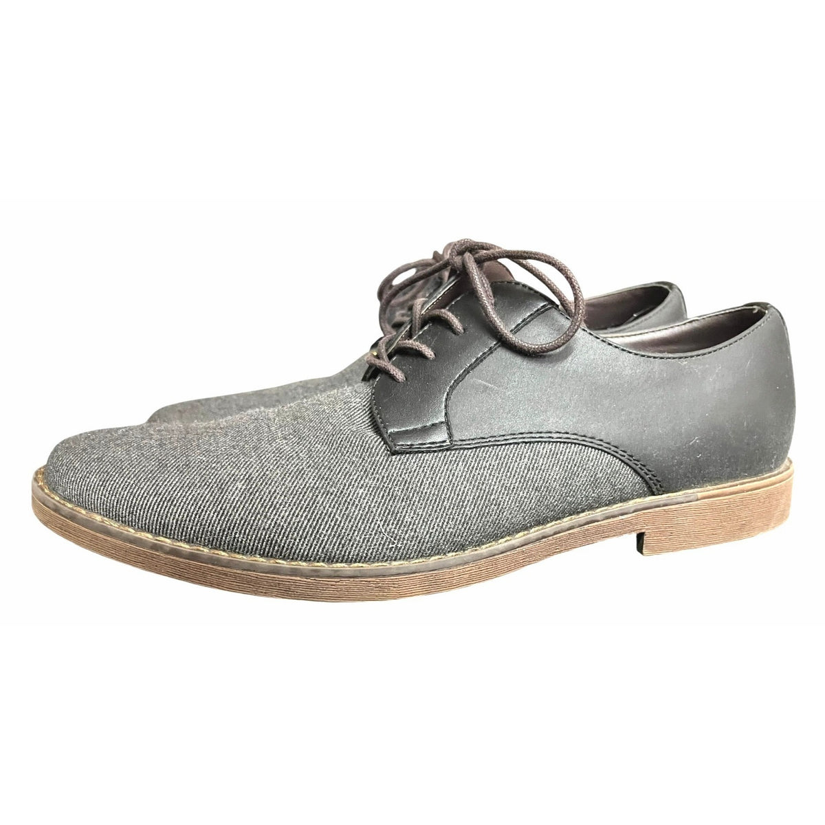 JF J. Ferrar Marcus Black Lace-Up Oxford Shoes Size 8M NWB
