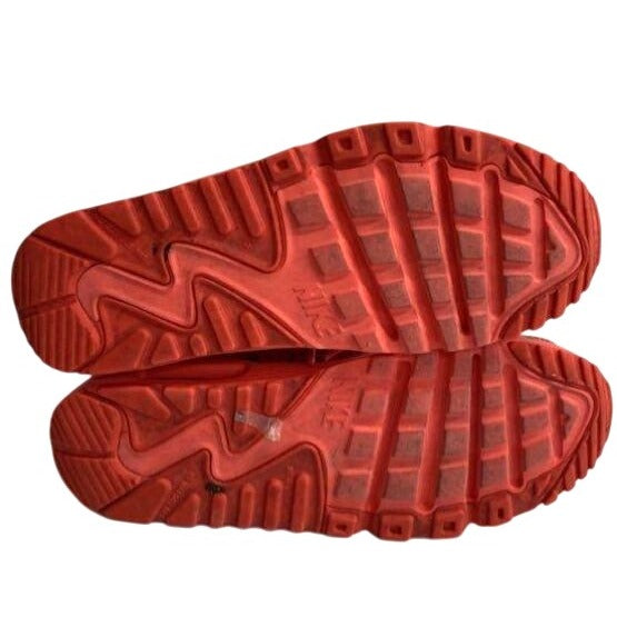 Nike Air Max Shoes Red All-Over Print Youth Size 6.5Y Athletic Sneakers