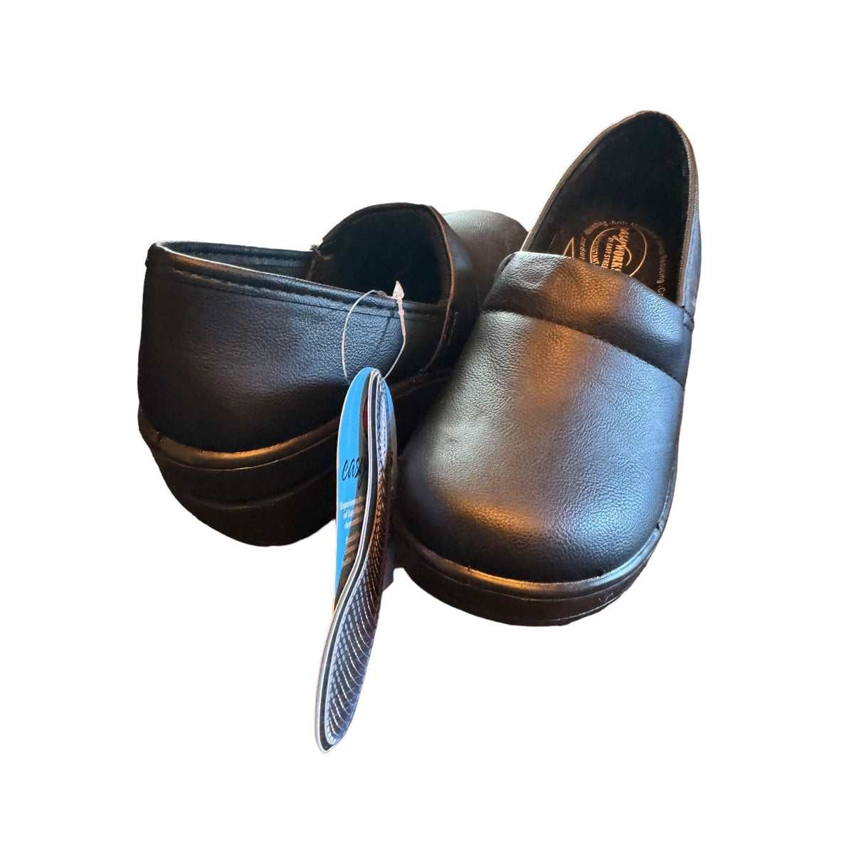 Easy Works Natural Uniform Women's Slip-Resistant Clogs Size 6 Black
