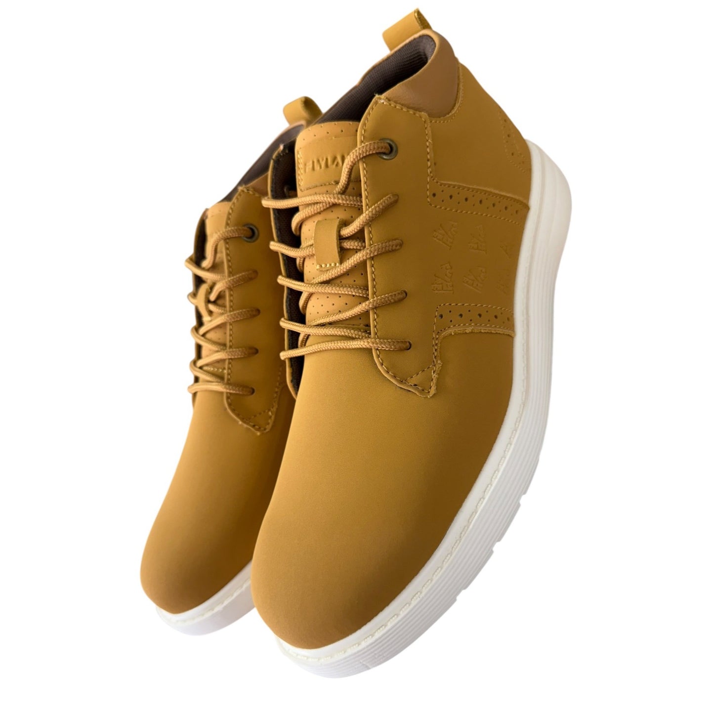 Flyland Tan Casual Ankle Boots For Men NWOB