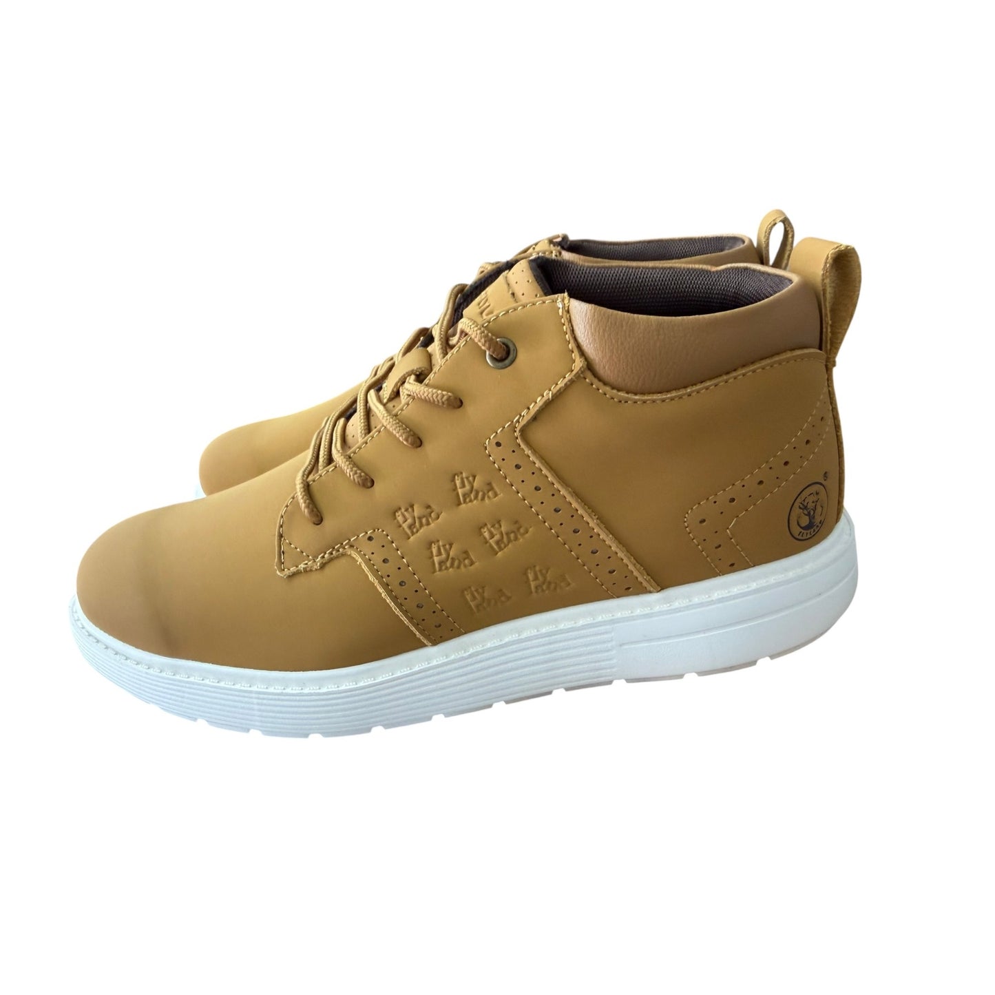Flyland Tan Casual Ankle Boots For Men NWOB