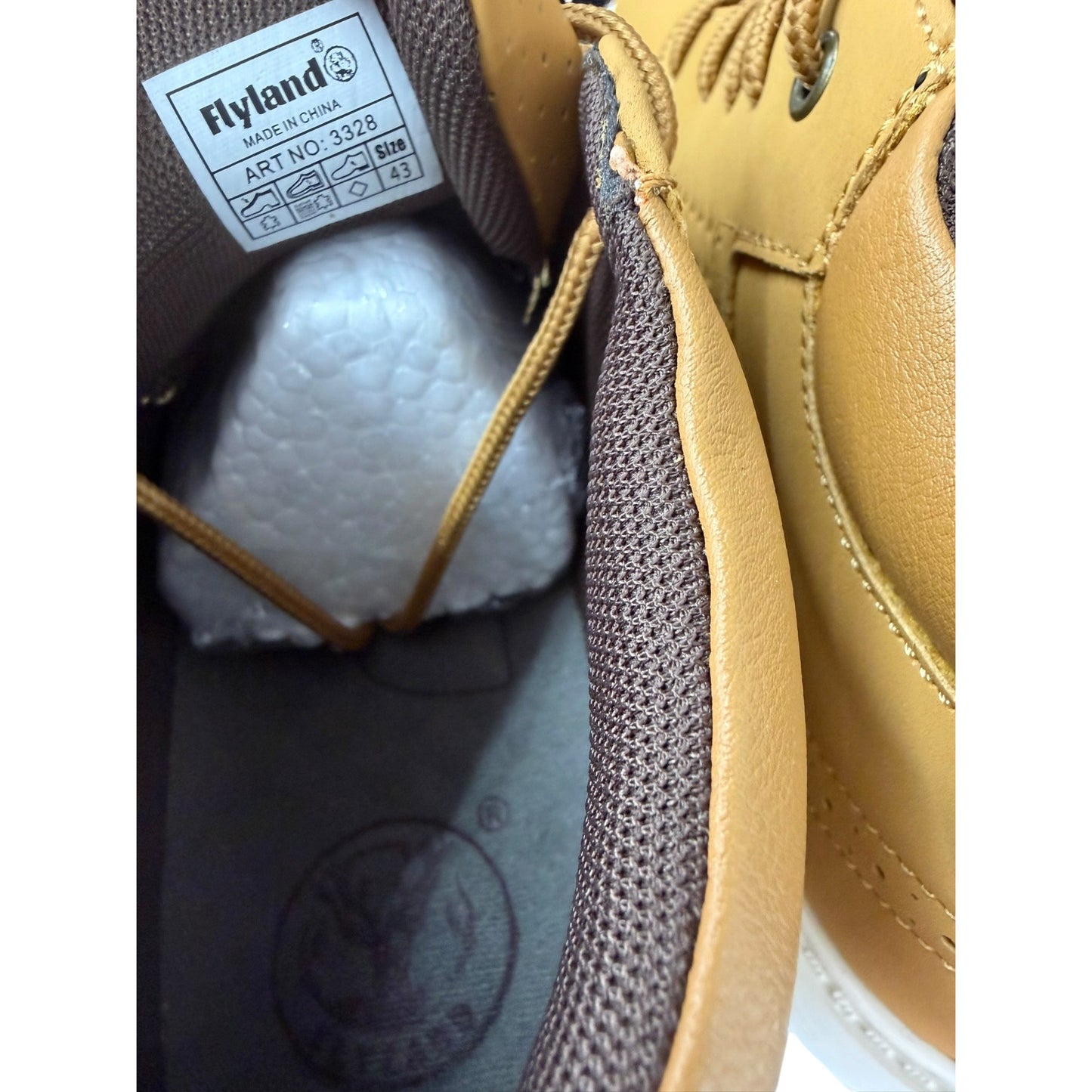Flyland Tan Casual Ankle Boots For Men NWOB