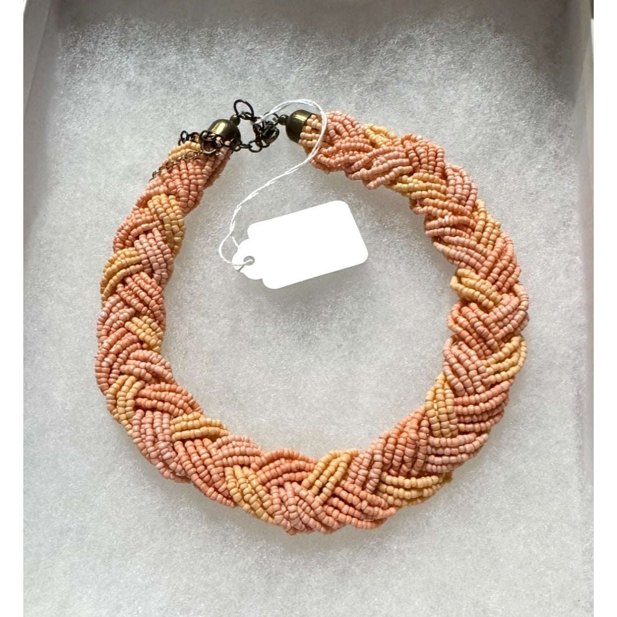 Pink Coral Multi-Strand Bead Necklace