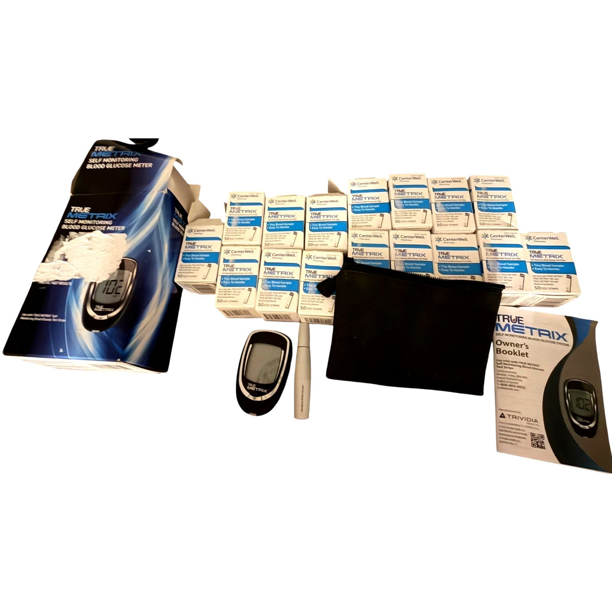 True Metrix Glucose Meter, 800 Test Strips