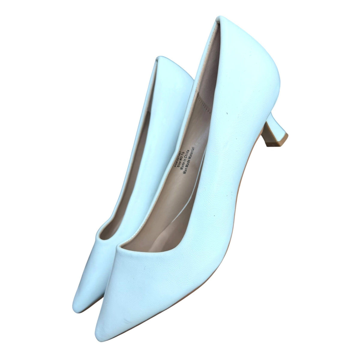 Journee Collection Pammie Vegan Leather Kitten Heels Women's Size 7.5 WD