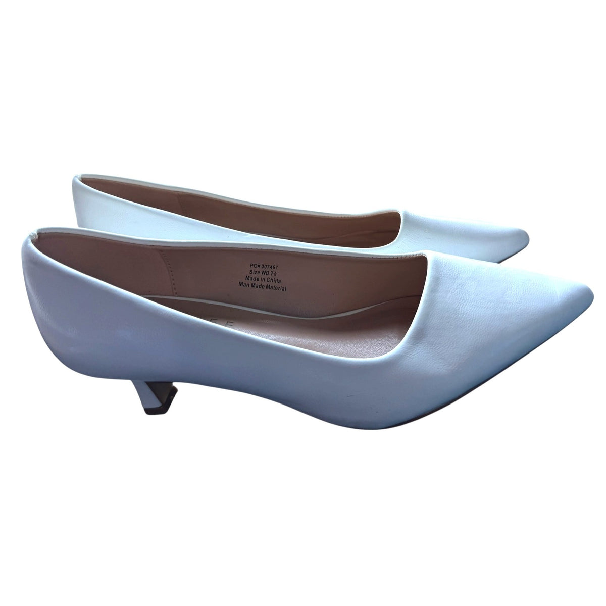 Journee Collection Pammie Vegan Leather Kitten Heels Women's Size 7.5 WD