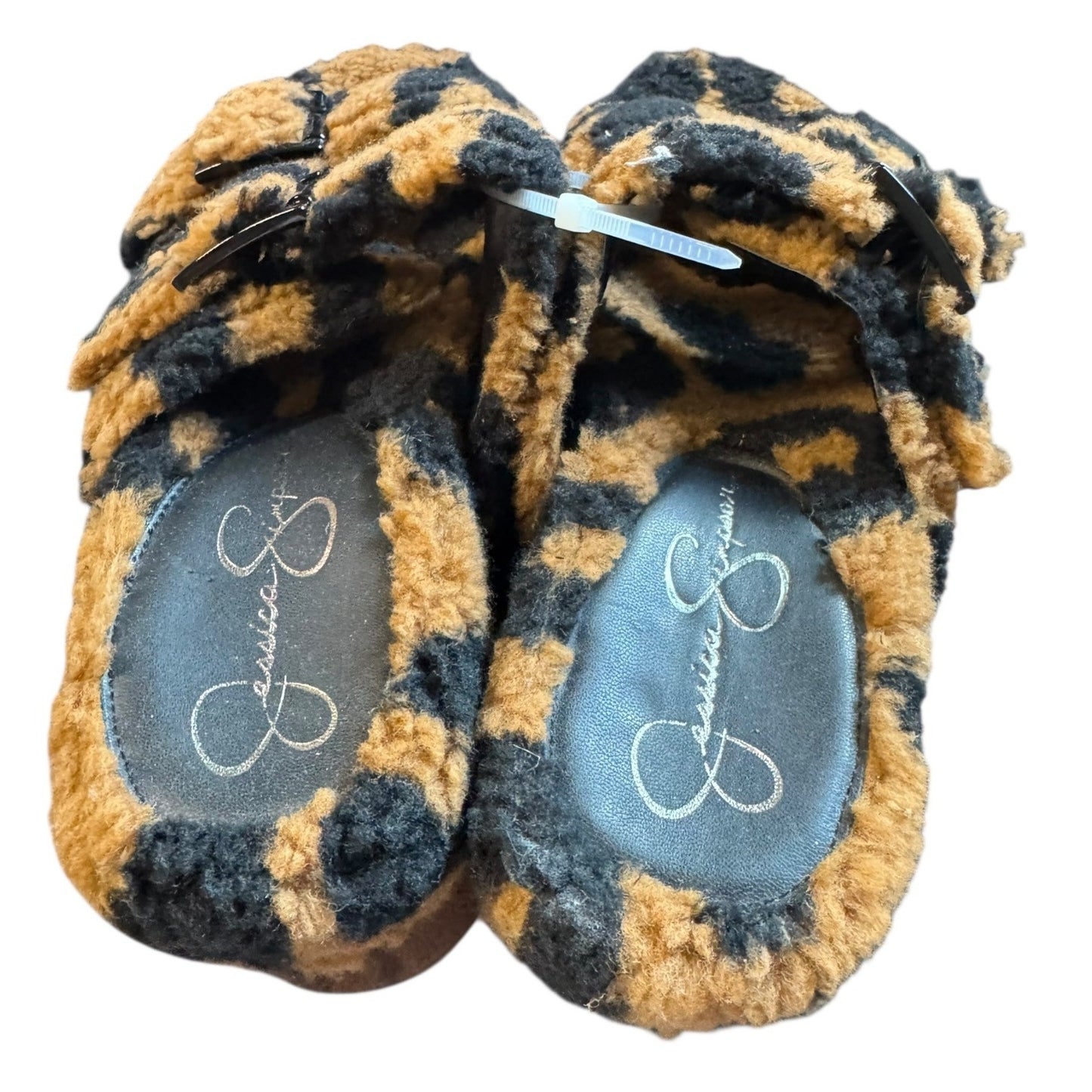 Jessica Simpson Women's Cyriss Clogs Cheetah Fur Platform 8.5 NWOT