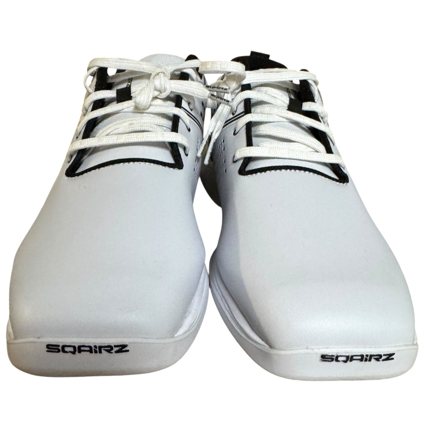 Sqairz Men's White Baseball Cleat Shoes Size 14 NWOB