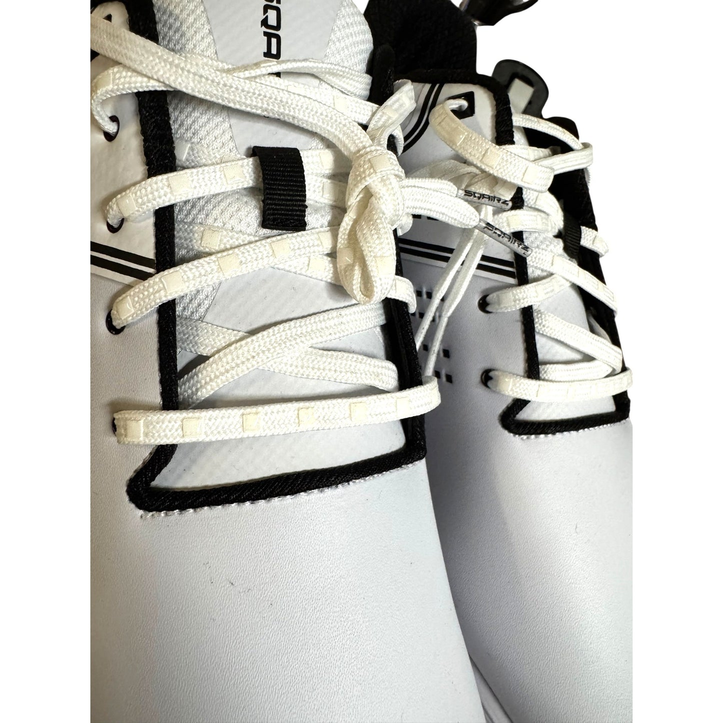 Sqairz Men's White Baseball Cleat Shoes Size 14 NWOB