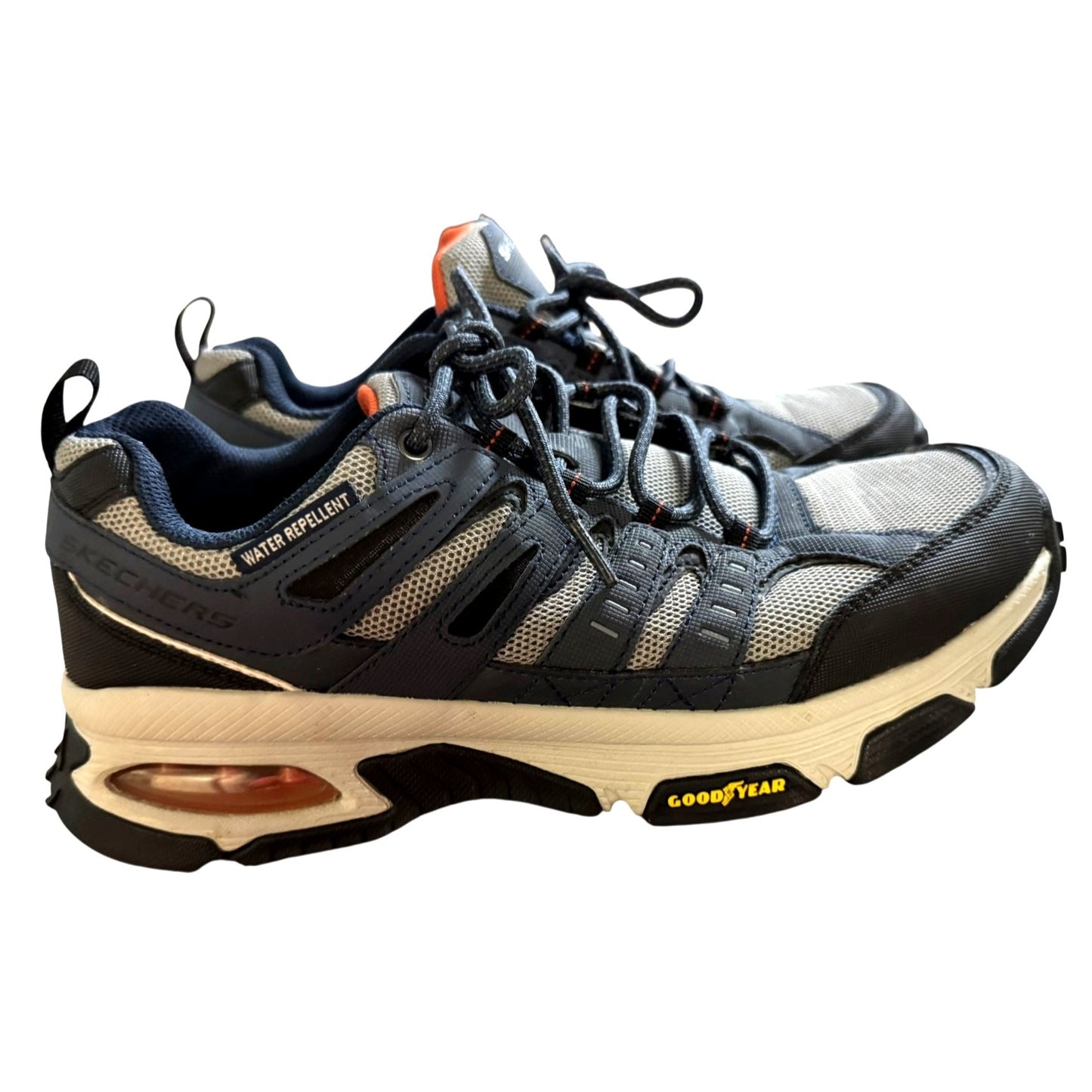 Skechers Men's Water Repellent Trail Running Shoes With Goodyear Outsole - Size 10.5