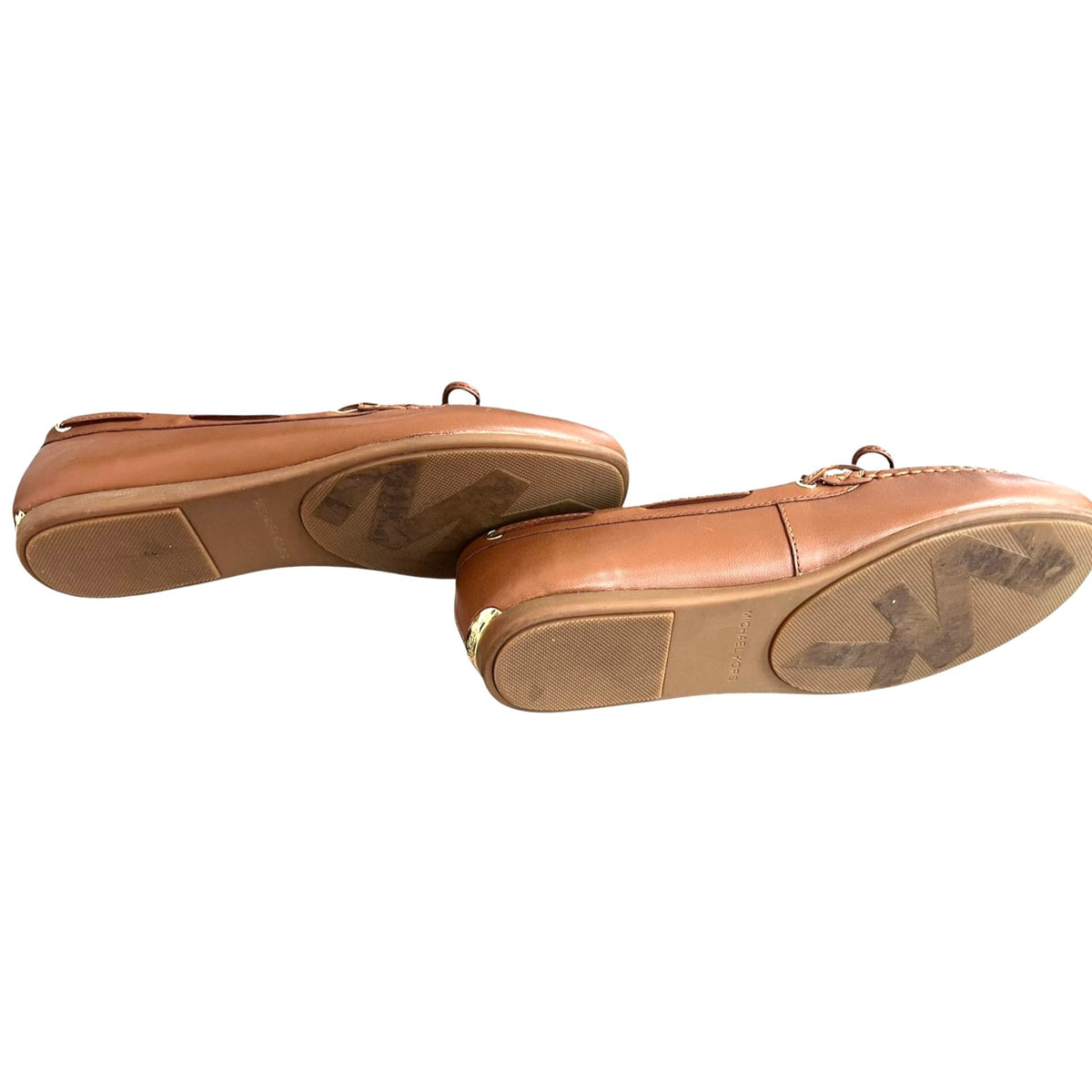 Michael Kors Sutton Moccasin Flat Leather Loafers Size 8.5 Women's