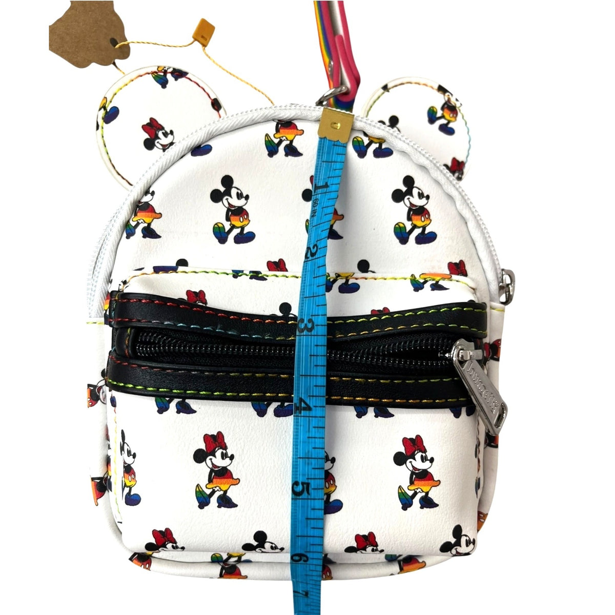 Disney Parks Loungefly Mickey Mouse Rainbow Mini Backpack Keychain