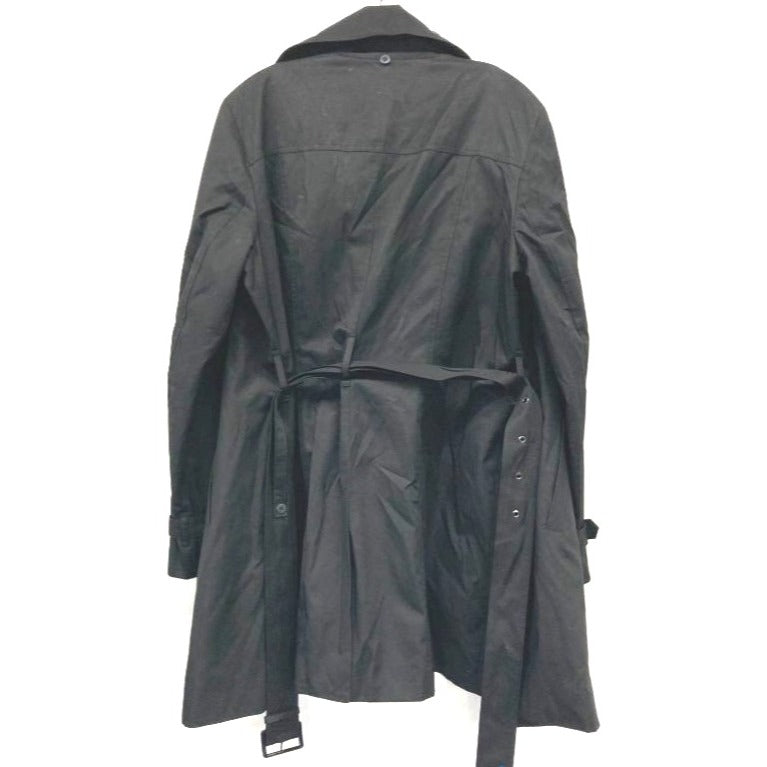 Michael Kors Women's Black Trench Coat W/ Belt Size L