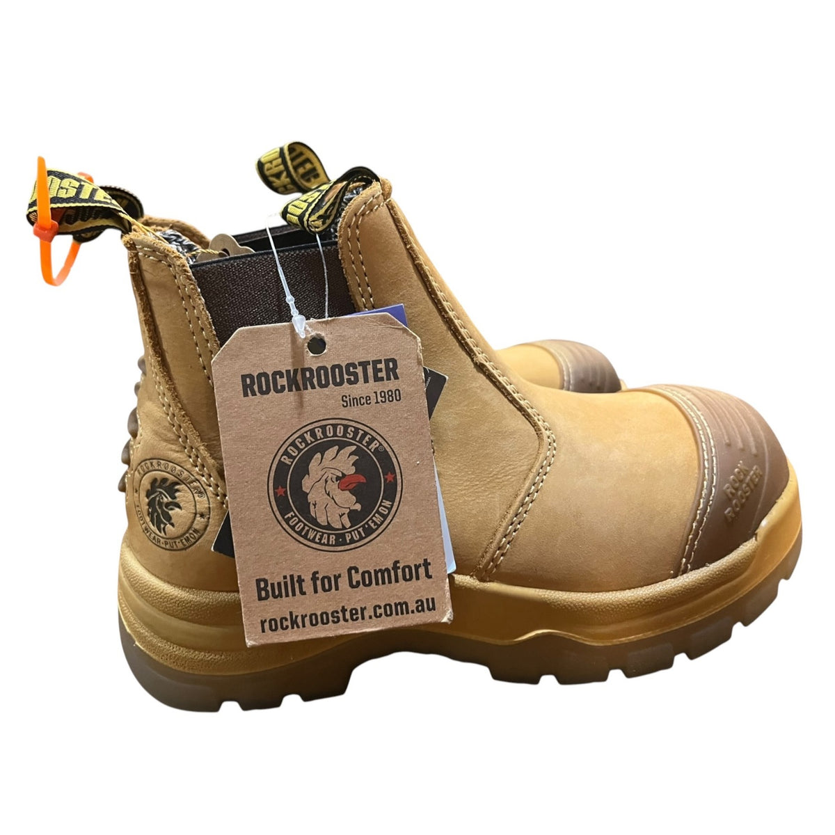 ROCKROOSTER Gammon Steel Toe Waterproof Work Boots US SZ 4 Euro 36