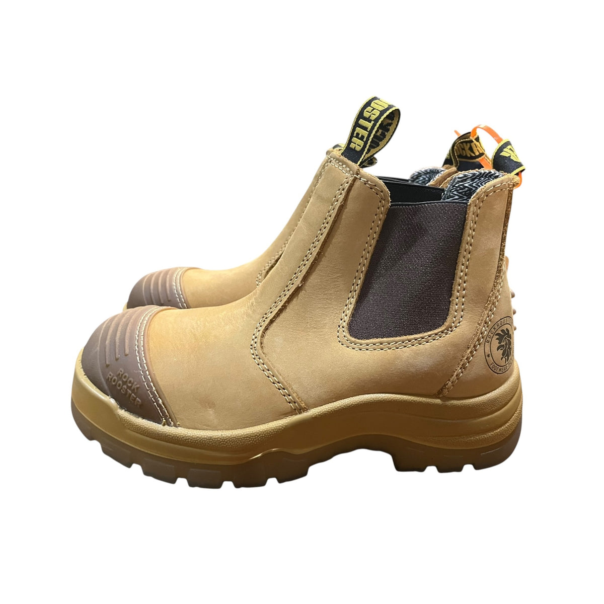 ROCKROOSTER Gammon Steel Toe Waterproof Work Boots US SZ 4 Euro 36