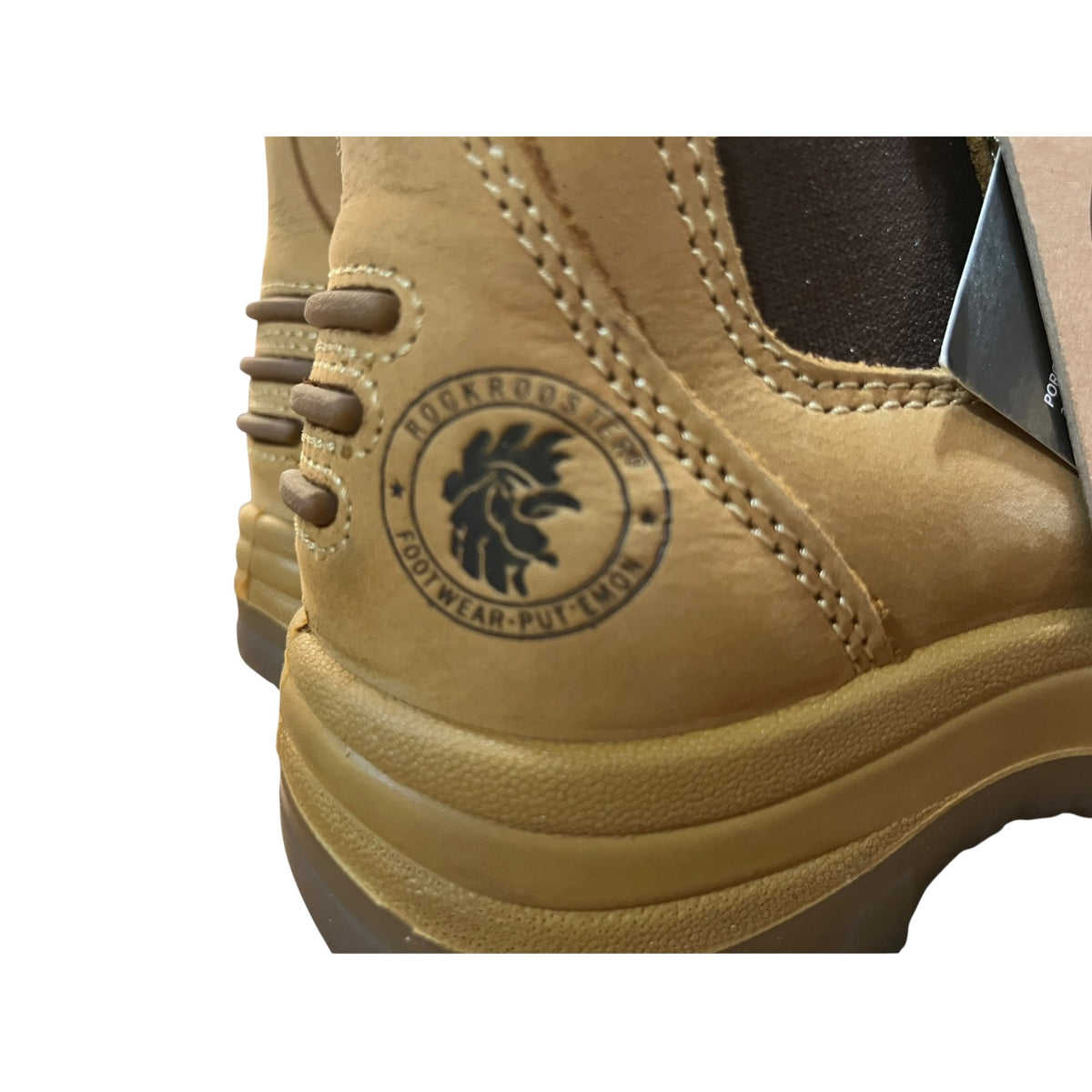 ROCKROOSTER Gammon Steel Toe Waterproof Work Boots US SZ 4 Euro 36