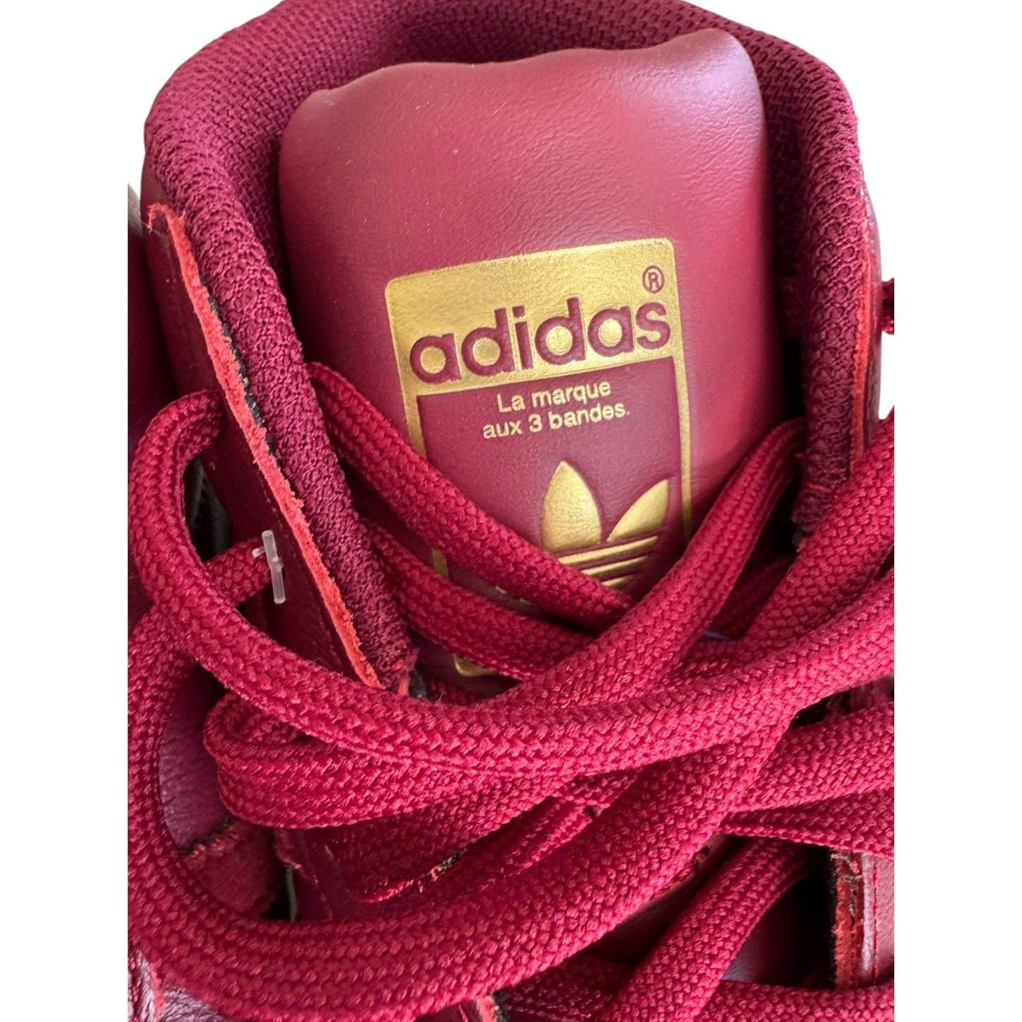Adidas Originals Pro Model High Top Sneakers Size 5 Burgundy Velvet NIB