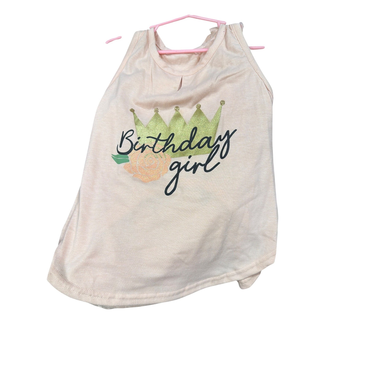 Birthday Girl Dog T-Shirt Size Large NWOT