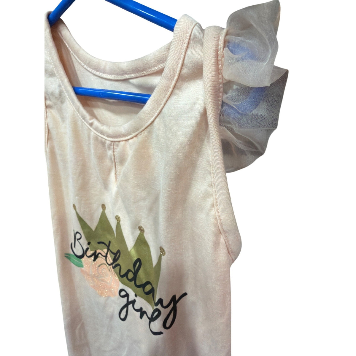Birthday Girl Dog T-Shirt Size Large NWOT