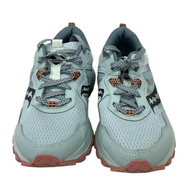 Saucony Women's TR16 Trail Running Shoes Sage Green Trail Trekker Athletic Footwear Sz 9.5