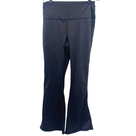 Lululemon Black Flared Yoga Pants XL High Rise Stretch Activewear