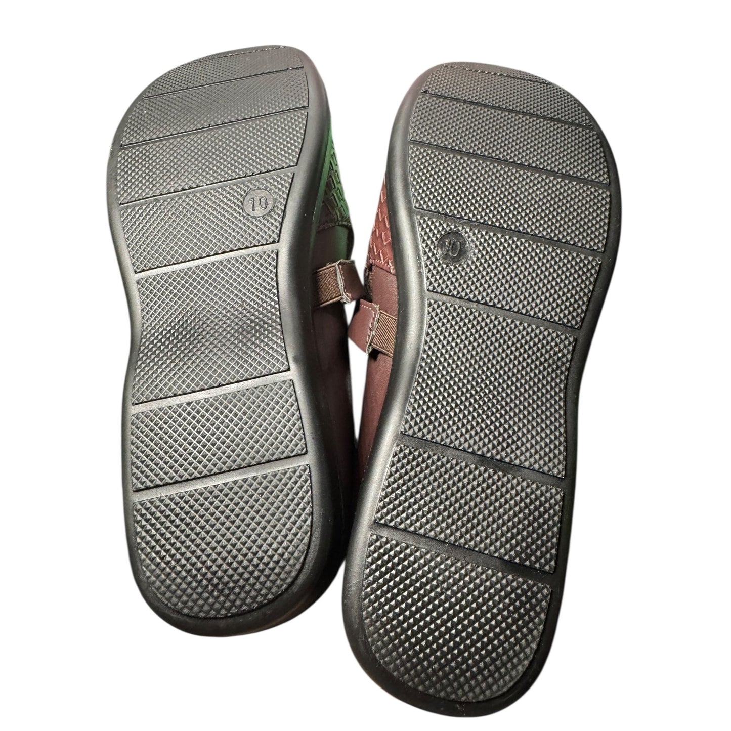Easy Street Destiny  Comfort Wave Easy Motion Womens Slip-On Shoes 10W Ultra-Light Insoles Brown Woven Faux Leather