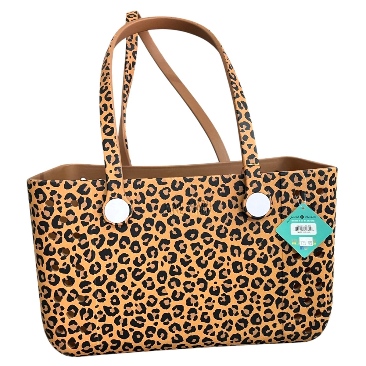 Jane Marie Multi Purpose Leopard Print Tote Bag