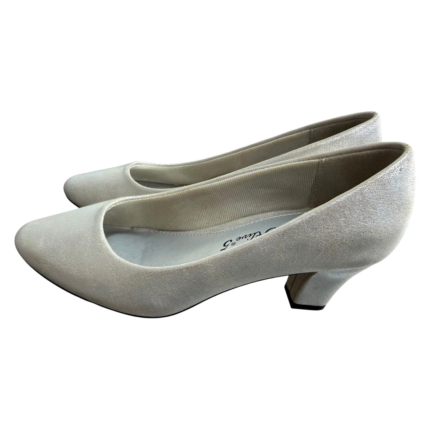Easy Street Women's DanceFlex Heels Silver Size 6M