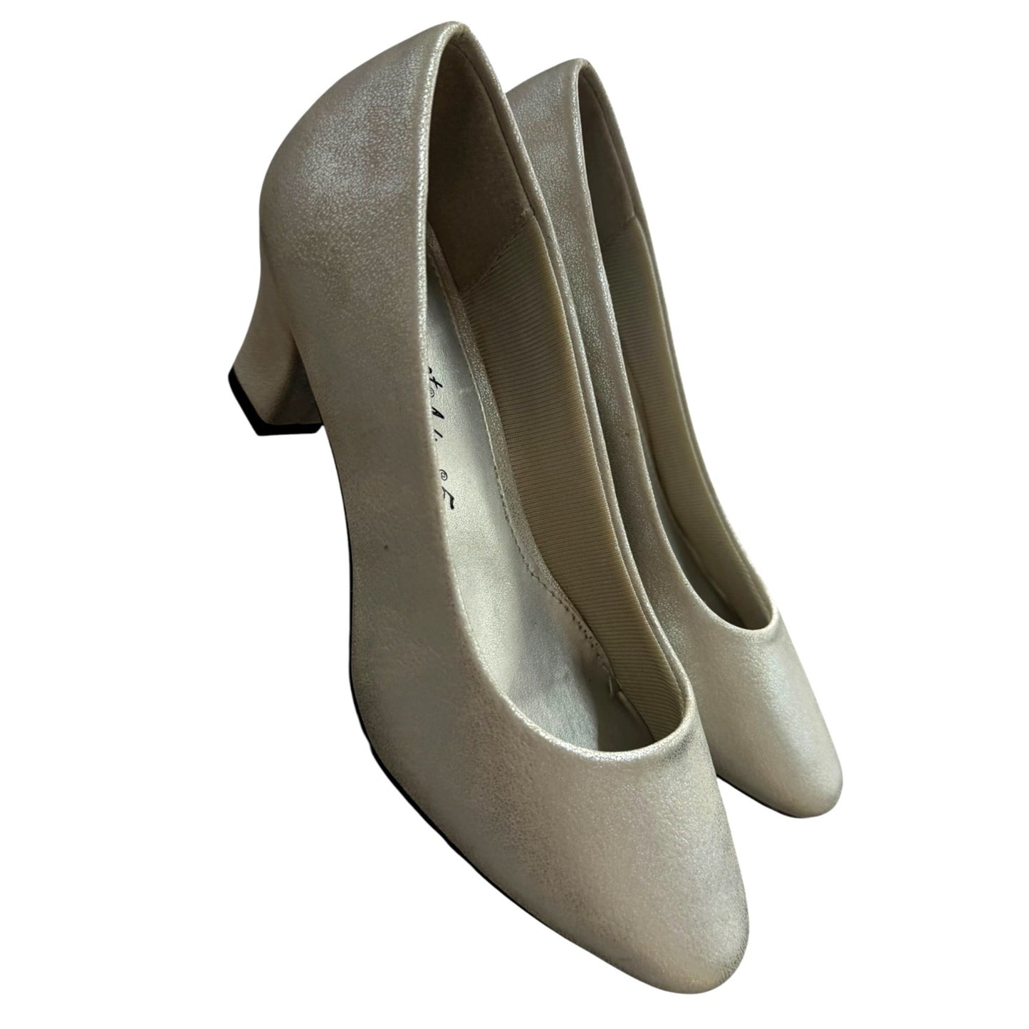 Easy Street Women's DanceFlex Heels Silver Size 6M