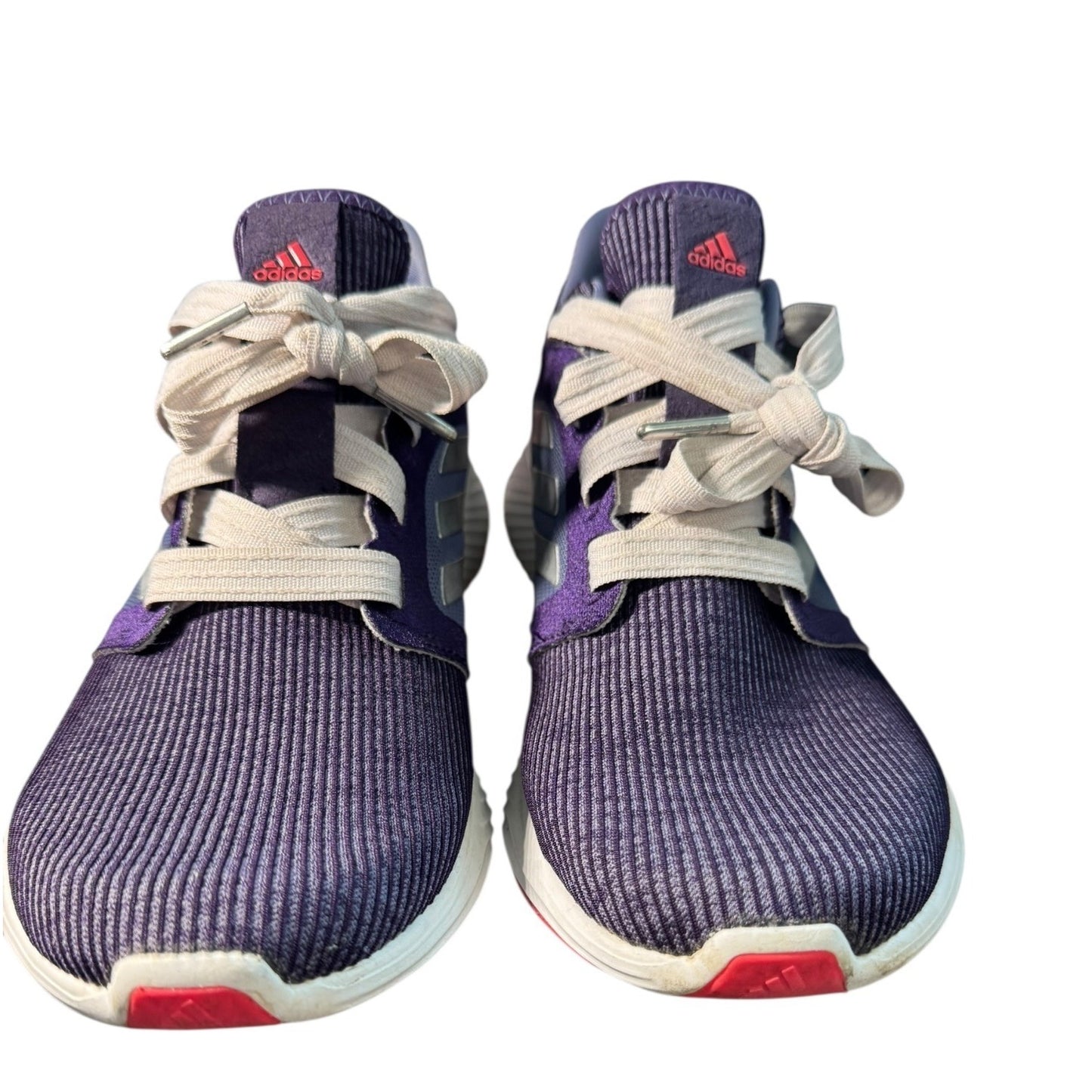 Adidas Women's Bounce Purple Edge Lux Athletic Running Shoes Lace-Up Comfortable Fit Size 9.5