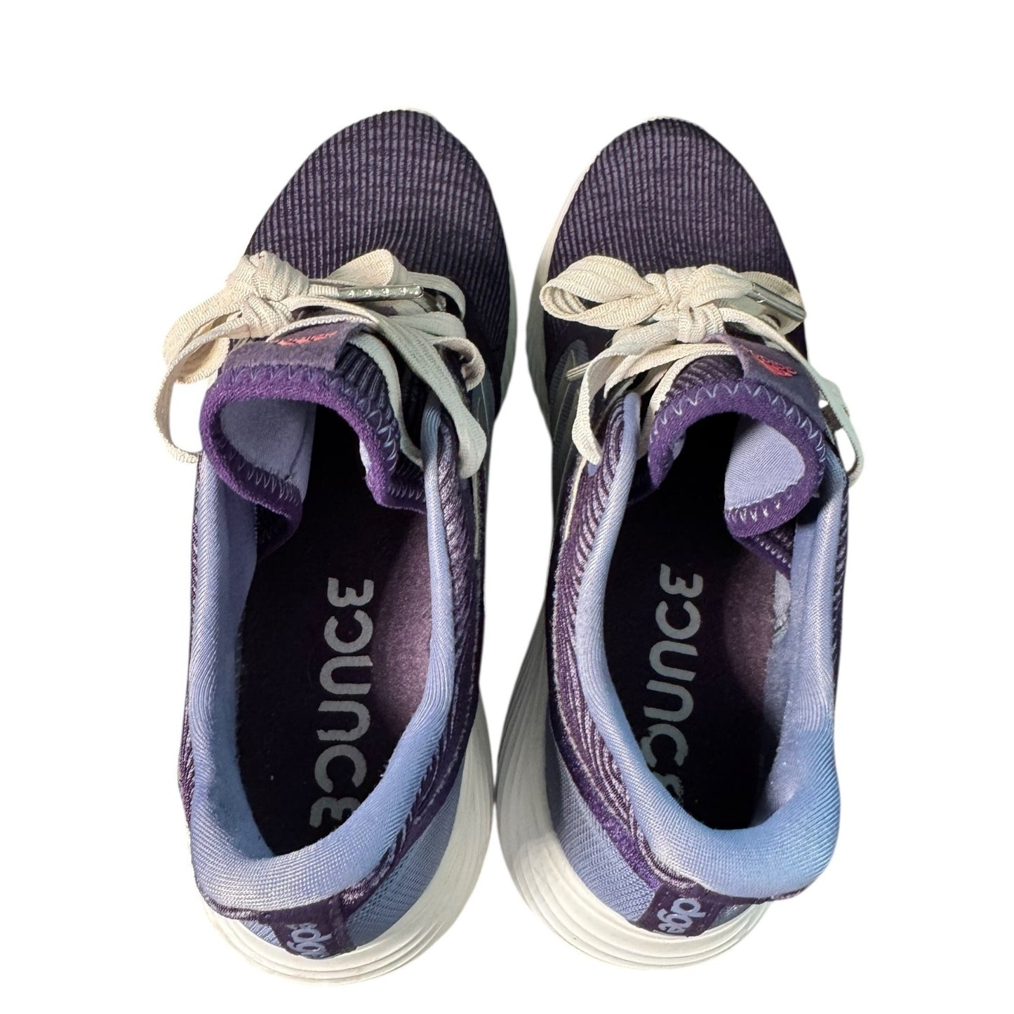 Adidas Women's Bounce Purple Edge Lux Athletic Running Shoes Lace-Up Comfortable Fit Size 9.5