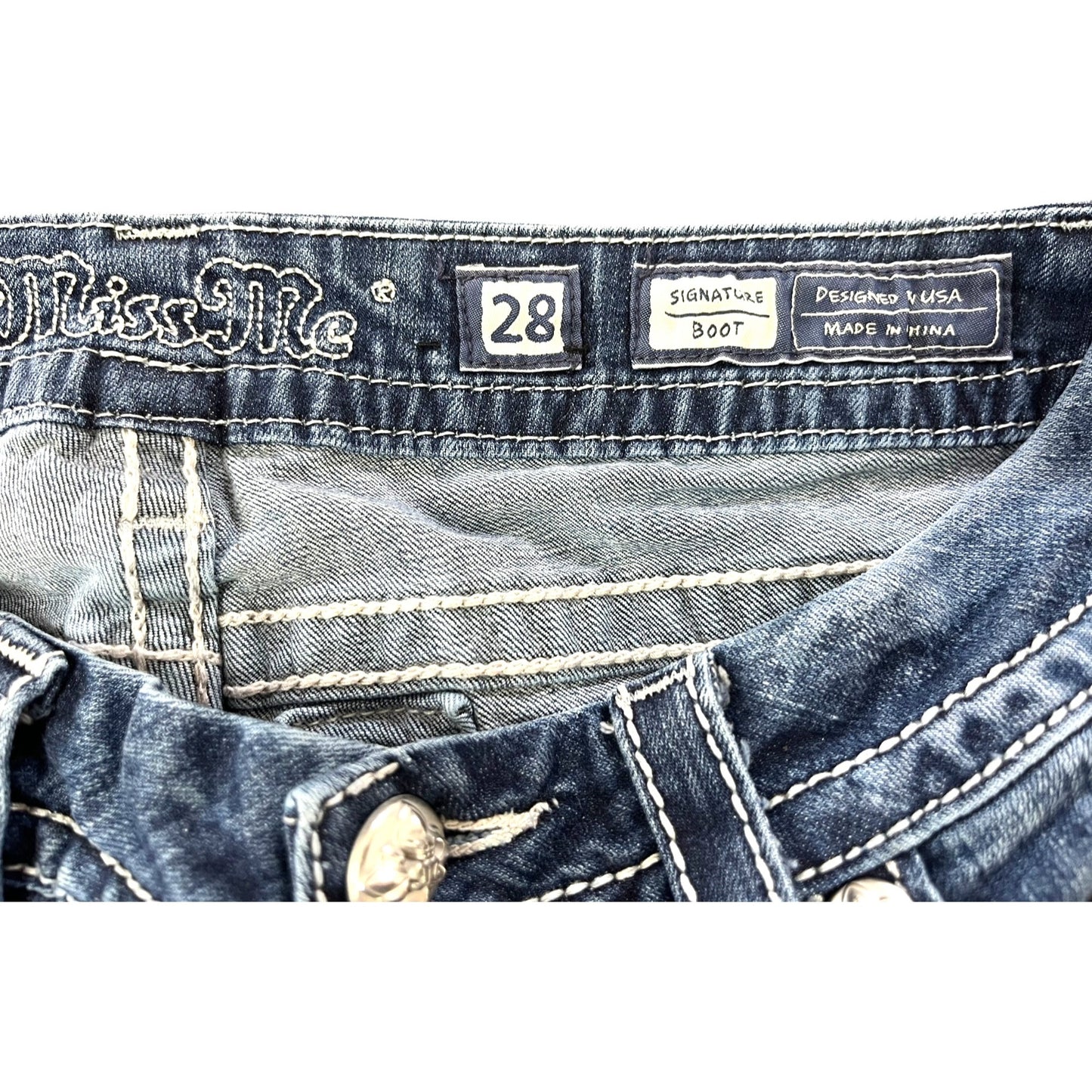 Miss Me Women's Signature Bootcut Jeans Size 28