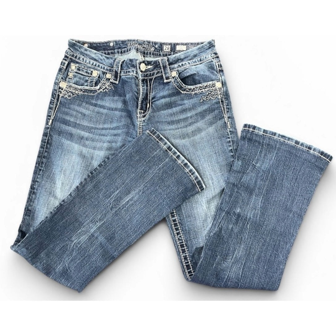 Miss Me Women's Signature Bootcut Jeans Size 28