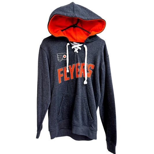 Philadelphia Flyers NHL Hoodie Lace-Up Pullover S 34/36