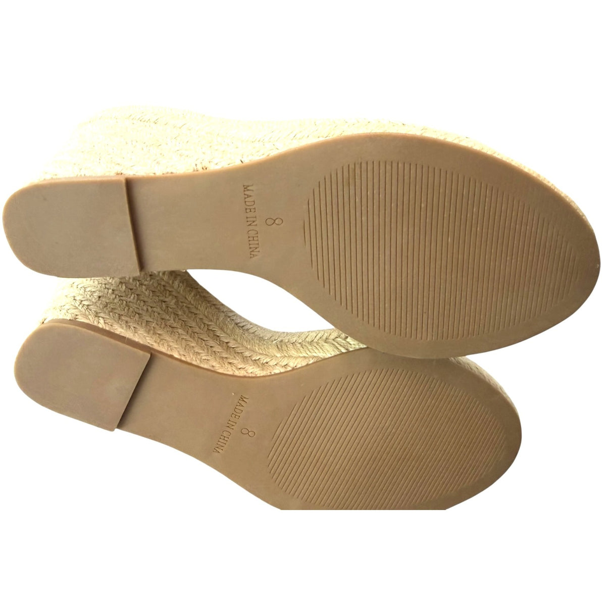 Steven New York Black Espadrille Wedge Sandals Size 8