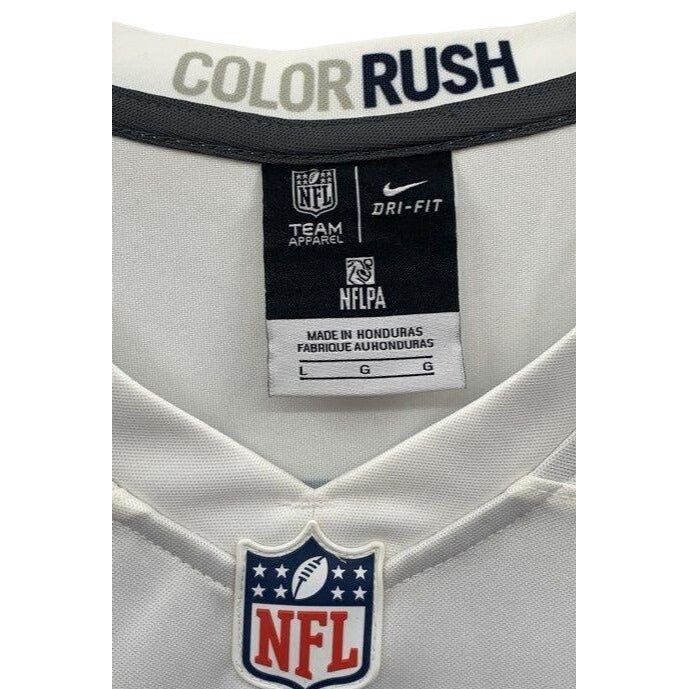 Nike NFL Team Color Rush Jersey Ezekiel Elliott #21 White & Navy Mens Size L