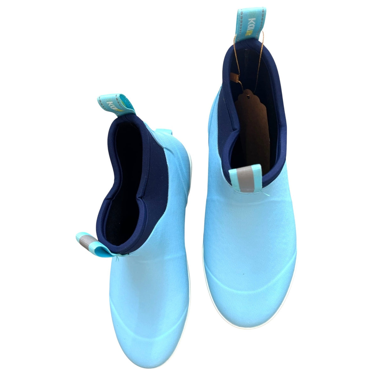 Kalkal Women's Waterproof Deck Boots Size 9 Light Blue