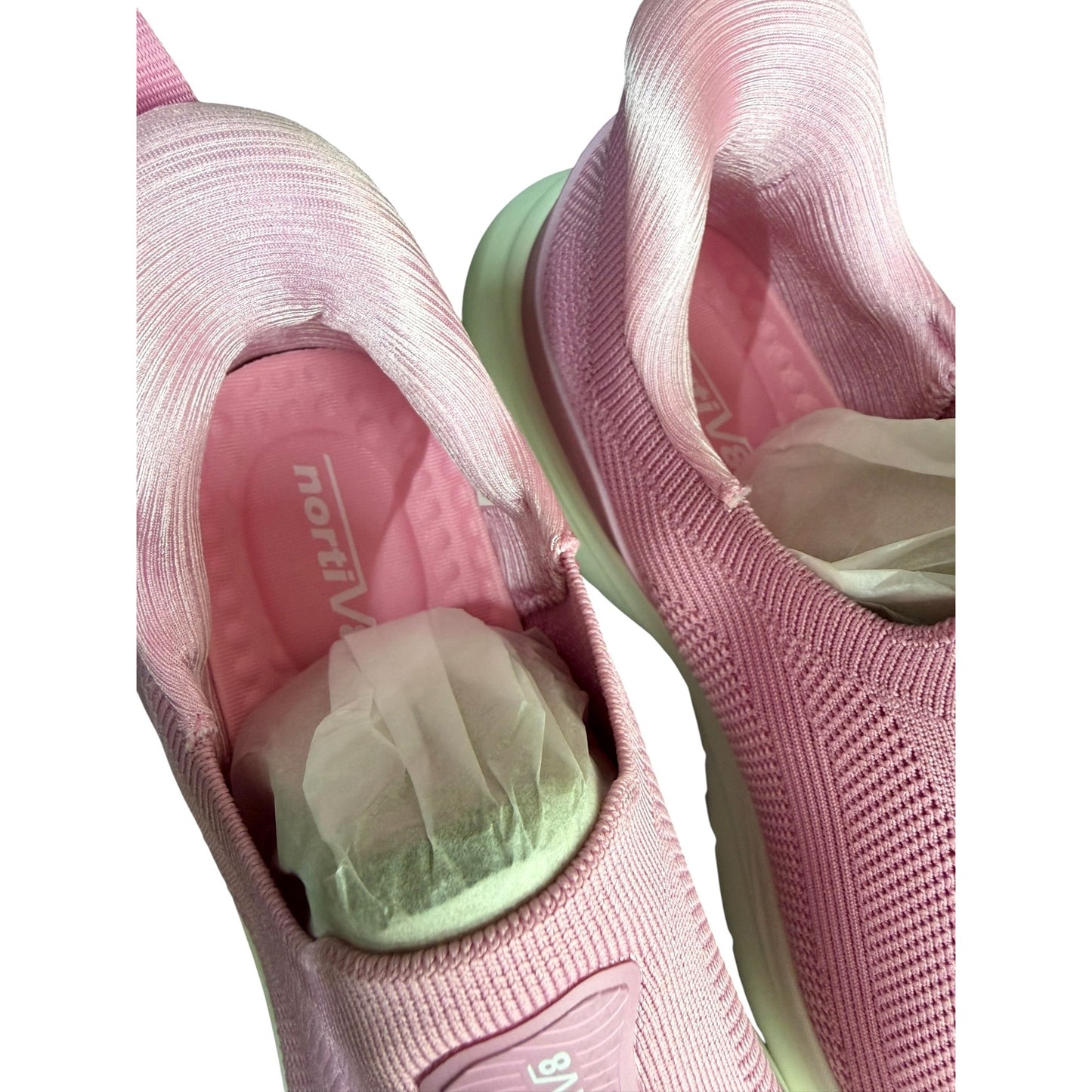 Nortiv8 Womens Pink Lightweight Slip-On Walking Shoes US 10 NWB