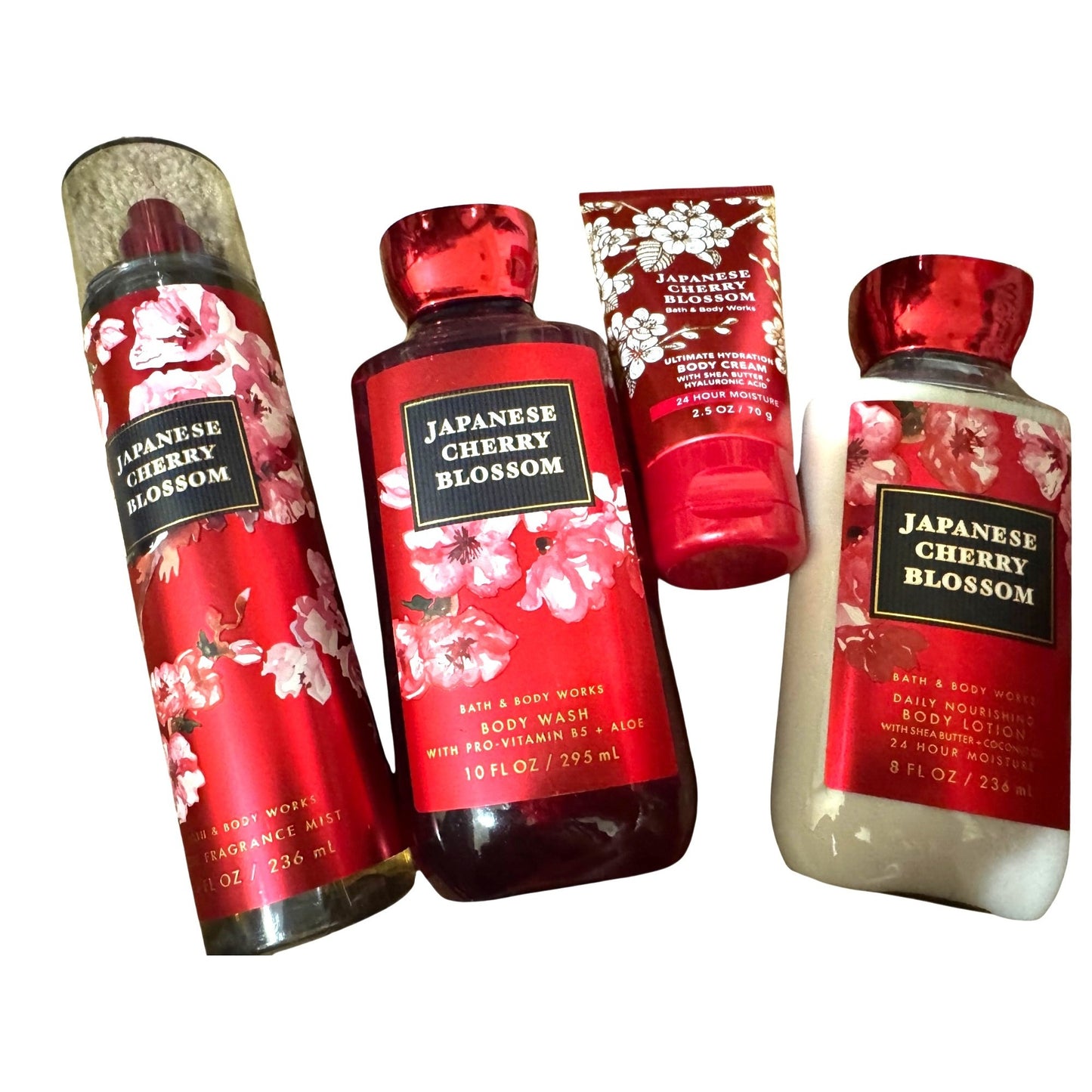 Bath & Body Works Japanese Cherry Blossom Body Care Set