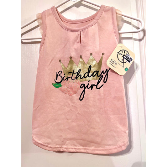 Birthday Girl Dog T-Shirt Size Large NWT