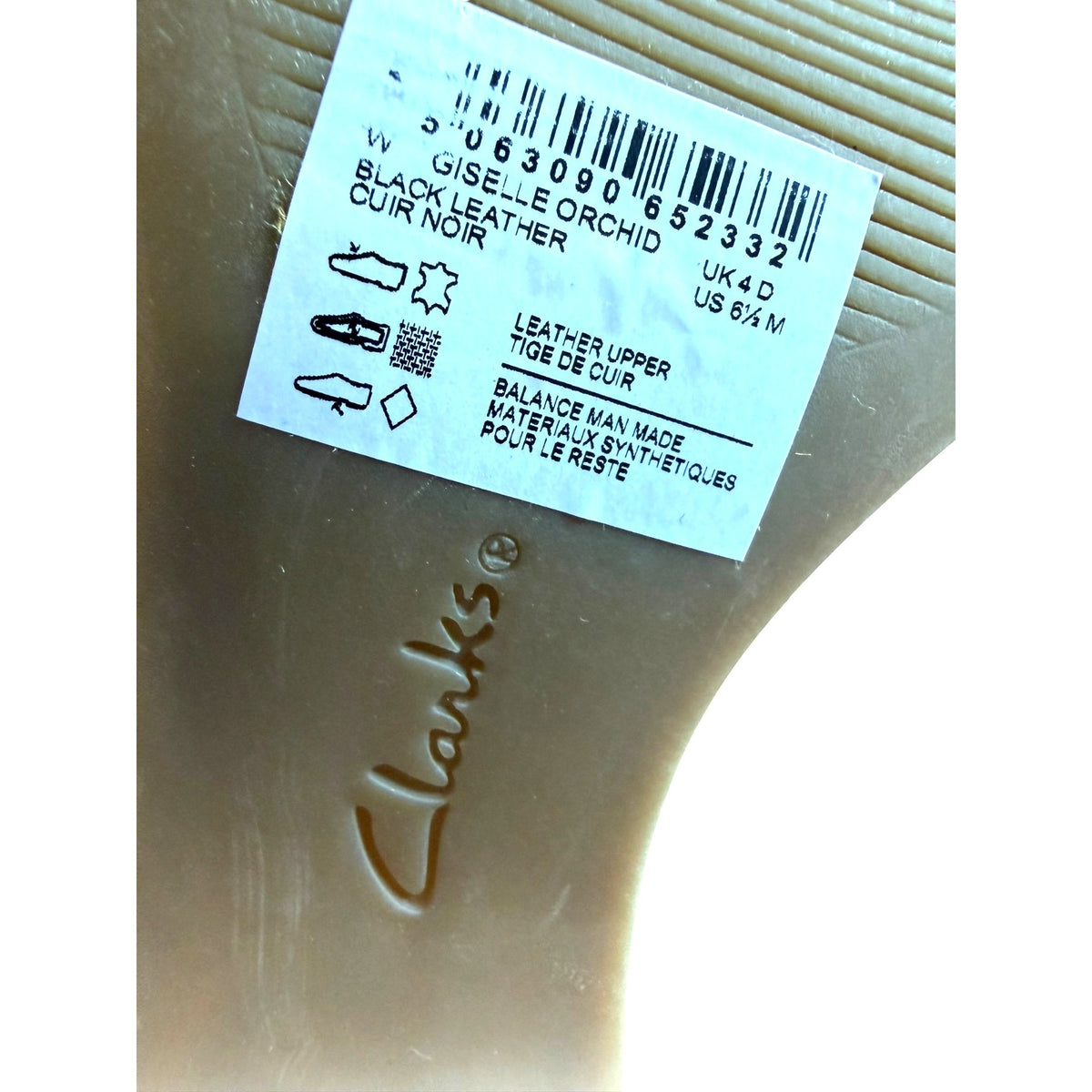 Clarks Womens Giselle Orchid Slip-On Platform Wedge Sandal NWOB Size 6.5