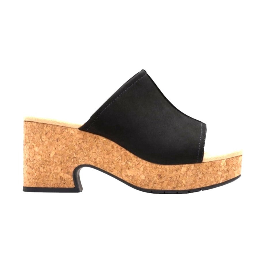 Clarks Womens Giselle Orchid Slip-On Platform Wedge Sandal NWOB Size 6.5