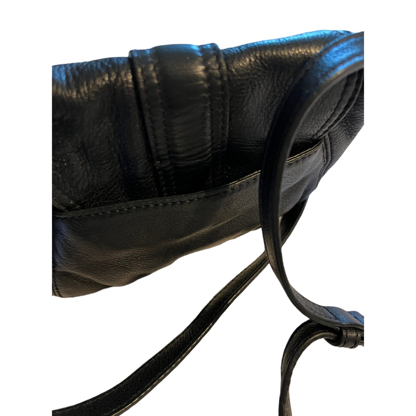 Michale Kors Leather Small Black Crossbody Purse Bag
