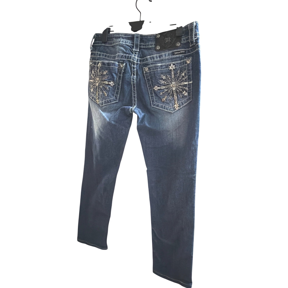 Miss Me Snowflake Embellished Bootcut Jeans - Size 29