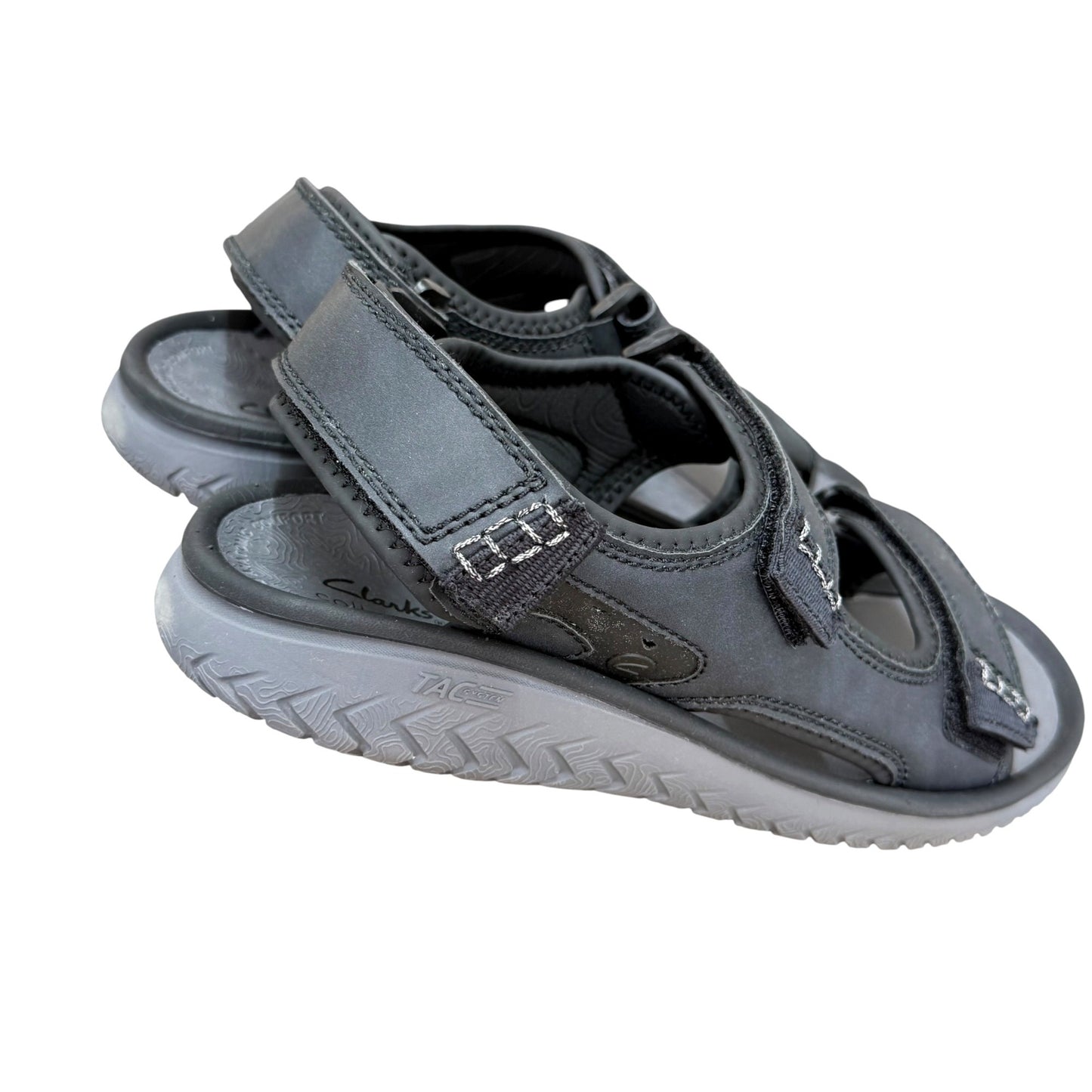 Men's Clarks Collection Black Sandals Size 12 US