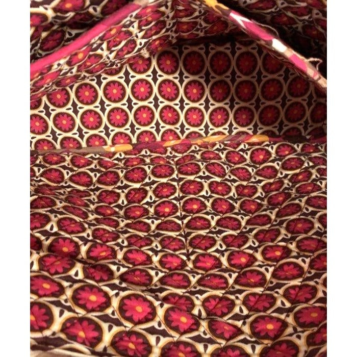 Vera Bradley Quilted Laptop Floral Crossbody Bag