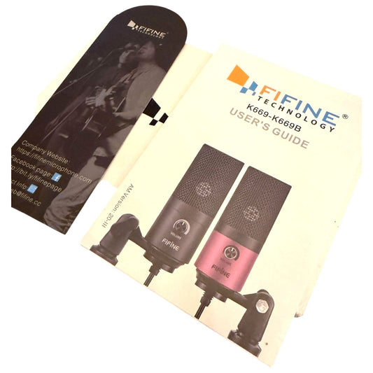 Fifine USB Podcast Condenser Microphone K669