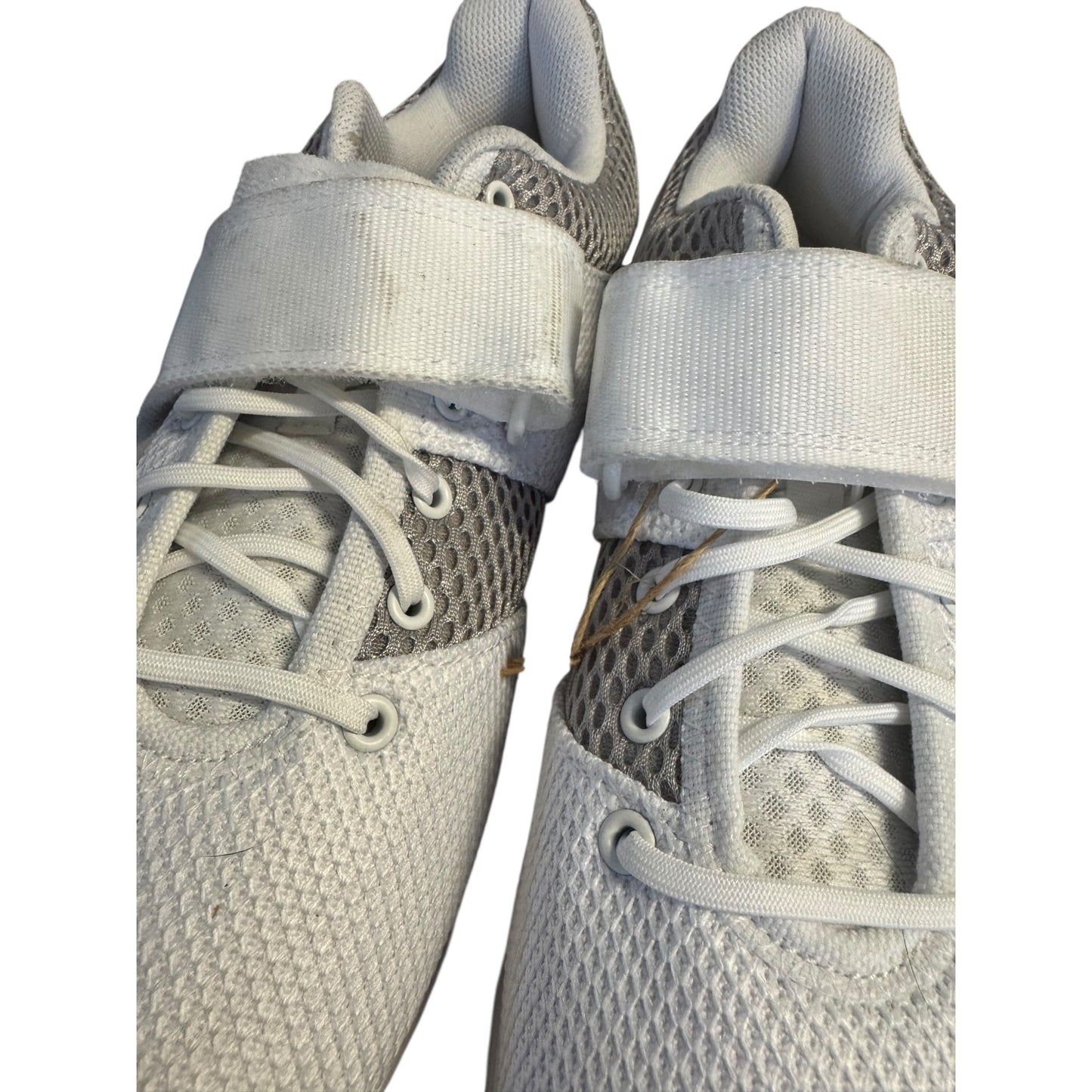 Adidas Powerlift Weightlifting Shoes White/Black Mesh Size 9.5