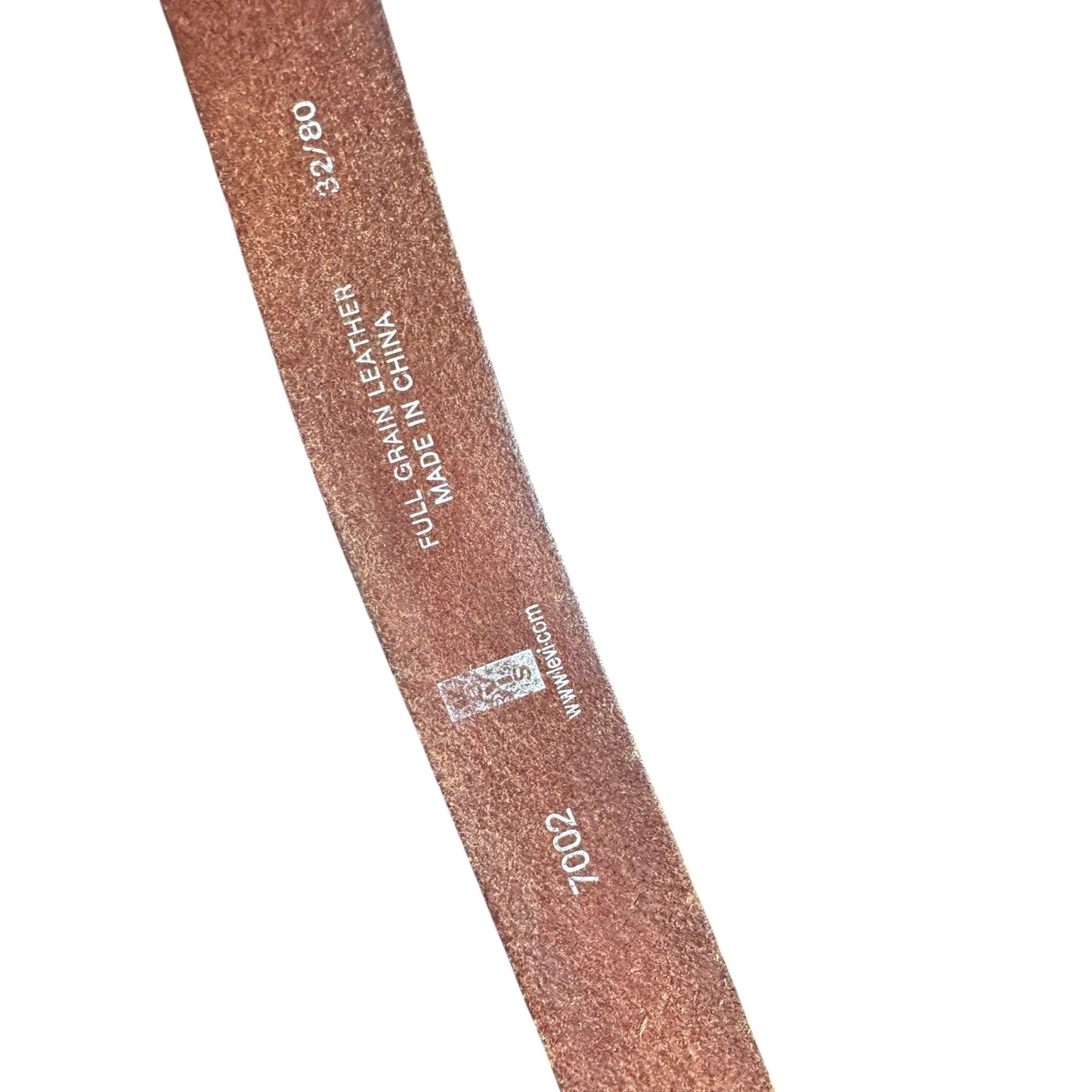 Levi Leather Belt with Solid Brass Masonic Freemasons Belt Buckle