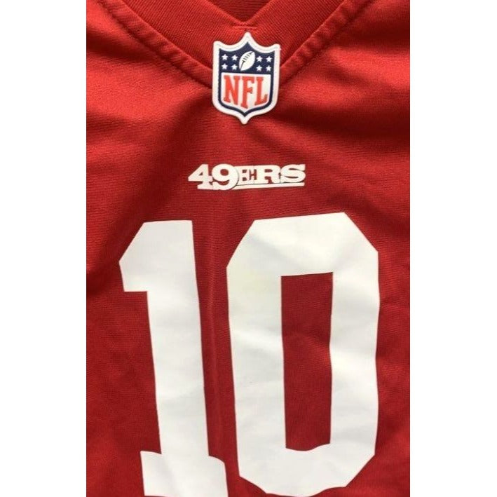 Nike San Francisco 49ers Jimmy Garoppolo #10 On-Field Jersey Youth Small NFL